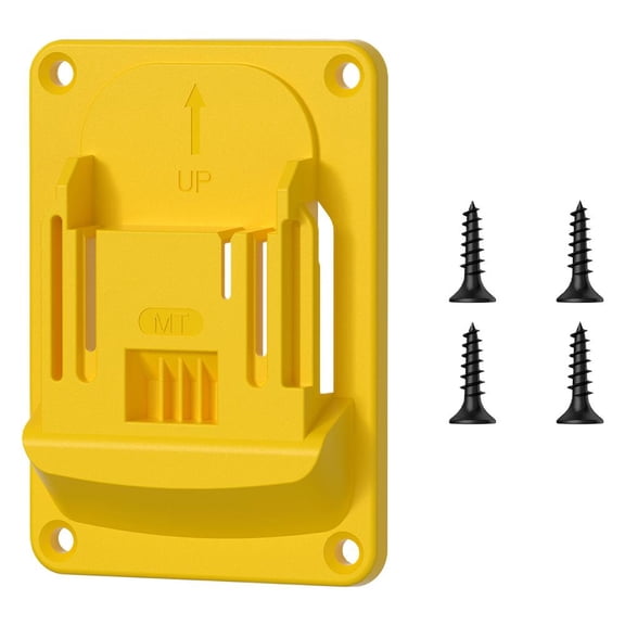 Compact Plastic Electric Tool Holder for 18V Power Tools, Wall and Roof Mountable for Easy Hanging