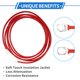 thumbnail image 5 of Unique Bargains 1 Pc Cable Inversor de Batería 10 AWG 8FT 3/8" Lug 5/16" Lug Cable de Batería Universal para Automóvil Vehículo Barco RV Solar Cobre Estañado Rojo, 5 of 7