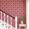 thumbnail image 2 of S4Sassy Papier Peint Amovible Imperméable Inspiré de la Nature, Finition Texturée, Roses Modernes Audacieuses pour Murs, Armoires, Commode, Rouleau de Papier Peint Vinyle Auto-Adhésif - Rose (25"X 120 Pouces), 2 of 8