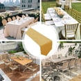 thumbnail image 3 of Chemin de Table en Tissu Cheese pour Hommes Femmes Beige Polyester Long Chemin Transparent 30X210Cm, 3 of 6