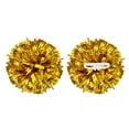 thumbnail image 1 of Uxcell 2 Pcs Pompones de Animación Metálicos de 12" con Anillos de Mango para Baile y Animación en Oro, 1 of 6