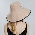 thumbnail image 2 of MESSUEN Sun Visor Hat Beach Hats for Women Wide Brim Hats for Women Outdoor Sun Hat All Tethered Double Sided Large Brimmed Sun Hat Bucket Hats for Woman Floppy Sun Hats for Women Khaki One Size, 2 of 5