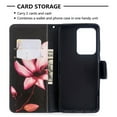 thumbnail image 4 of Dteck Case For Samsung Galaxy S20 Ultra （6.9 inch）, Flip Leather Case Wallet Cover with Credit Card Slot ID Card Holder Kickstand, Flower, 4 of 5