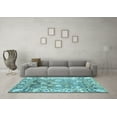thumbnail image 3 of Ahgly Company Indoor Rectangle Oriental Light Blue Traditional Area Rugs, 4' x 6', 3 of 4