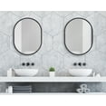 thumbnail image 7 of Kate and Laurel Caskill Modern Oval Mirror, 18" x 24", Black, Capsule-Shaped Accent Mirror for Entryway, Living Room, or Bathroom, 7 of 7
