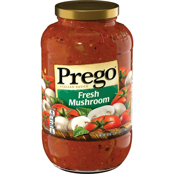 Prego Pasta Sauce Italian Tomato Sauce With Fresh Mushrooms 45 Ounce Jar Walmart Com Walmart Com