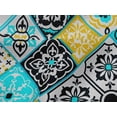 thumbnail image 5 of oneOone Viscose Jersey Dark Teal Blue Fabric Abstract Traditional Dress Material Fabric Print Fabric By The Yard 60 Inch Wide, 5 of 7