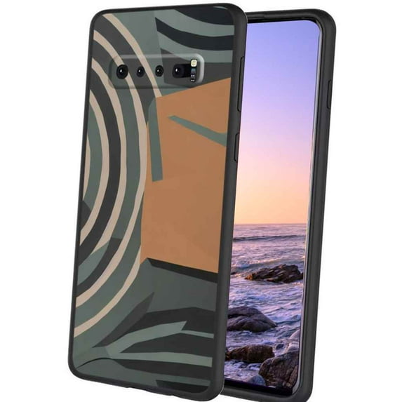 Compatible with Samsung Galaxy S10+ Plus Phone Case, Minimalism Case Men Women, Flexible Silicone Shockproof Case for Samsung Galaxy S10+ Plus