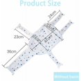 thumbnail image 2 of Hamaca de baño, alfombrilla de baño para bebé, soporte de asiento de baño ajustable antideslizante, cojín de baño de tela de malla doble, accesorios antideslizantes para niños (blanco) -, 2 of 5