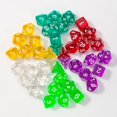 thumbnail image 4 of Lttoisl Acrylic Multi-Sided RPG Dice Set with Cup Shaker for D&D, MTG, Pathfinder, Tabletop Board Games - 7 Piece Polyhedral Die Kit, Game Night Essentials, 4 of 8