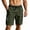 Green, variant on Mens Athletic Gym Workout Shorts Loose Fit Outdoor Walking Shorts with Large Pockets Beach Cargo Shorts