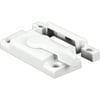 Window Sash Lock with Cam Action and Alignment Lugs, White Diecast