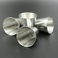 thumbnail image 3 of Cazas de acero inoxidable de 6 piezas tazas de tiro de acero inoxidable tazas de licores duraderos, 3 of 5