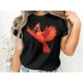 thumbnail image 2 of Red Northern Cardinal Bird Lover Birdwatcher Gift Men Women T-Shirt Red Cardinal Bird Animal Birthday Holiday Presents Men Women Kid Tshirt, 2 of 10