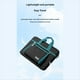 thumbnail image 4 of Bolsa Impermeable para Computadora Portátil, para Tableta, Bolso de Mano, Maletín Portátil para Computadora Portátil de 15 Pulgadas, Color Negro y Turquesa, 4 of 5