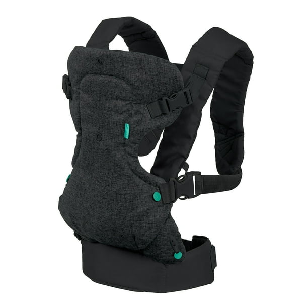 Infantino Flip 4 In 1 Carrier Ergonomic Convertible Face In And Face Out Front And Back Carry For Newborns And Older Babies 8 32 Lbs Black Walmart Com Walmart Com