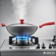 thumbnail image 3 of Supor 12.6-Inch ,Non - Stick Wok with Lid, Star Stone Chinese Style, Wear - Resistant, Easy - Clean, Flat Bottom, for Gas & Induction, 3 of 6