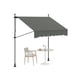 thumbnail image 1 of Yeshouse Toldo retrácmanual, toldo de Patio de 118 "x118" protección solar Exterior Exterior al aire libre, ángulo y altura regulable toldo retrácprotección UV para cualquier ventana o puerta, 1 of 7