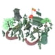 thumbnail image 2 of Los soldados de juguete modelo del plástico del playset 37pieces los 5cm figuran los accesorios de los hombres del ejército SM SunniMix Soldado de juguete de plástico, 2 of 5