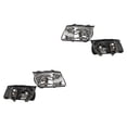 thumbnail image 1 of Par de Faros Volkswagen Jetta 1999 A 2007 DEPO Fondo Cromado Con Cuarto Ámbar Con Faro Niebla, 1 of 4