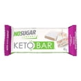 thumbnail image 2 of No Sugar Keto Bars Birthday Cake, 480g, Rich in Flavour, Healthy Fats (6/Case), 2 of 5