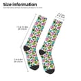 thumbnail image 3 of Bingfone Compression Socks for Women and Men Long Socks for Running Athletic Cycling Nurse-Watercolor Flowers, 3 of 8