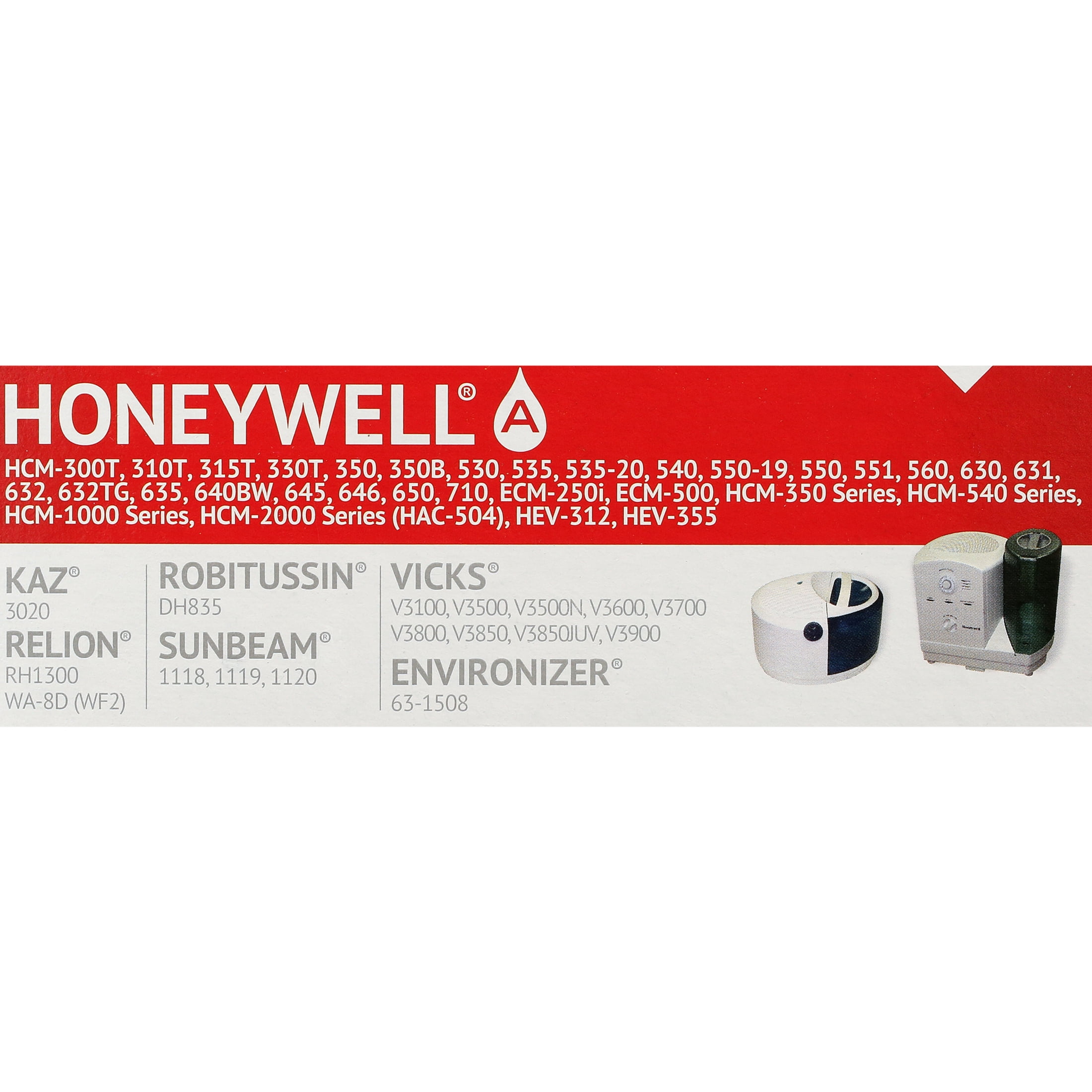 BestAir HW500 Humidifier Replacement Wick Filter for Honeywell models 6.4" x 2.8" x 8.6"