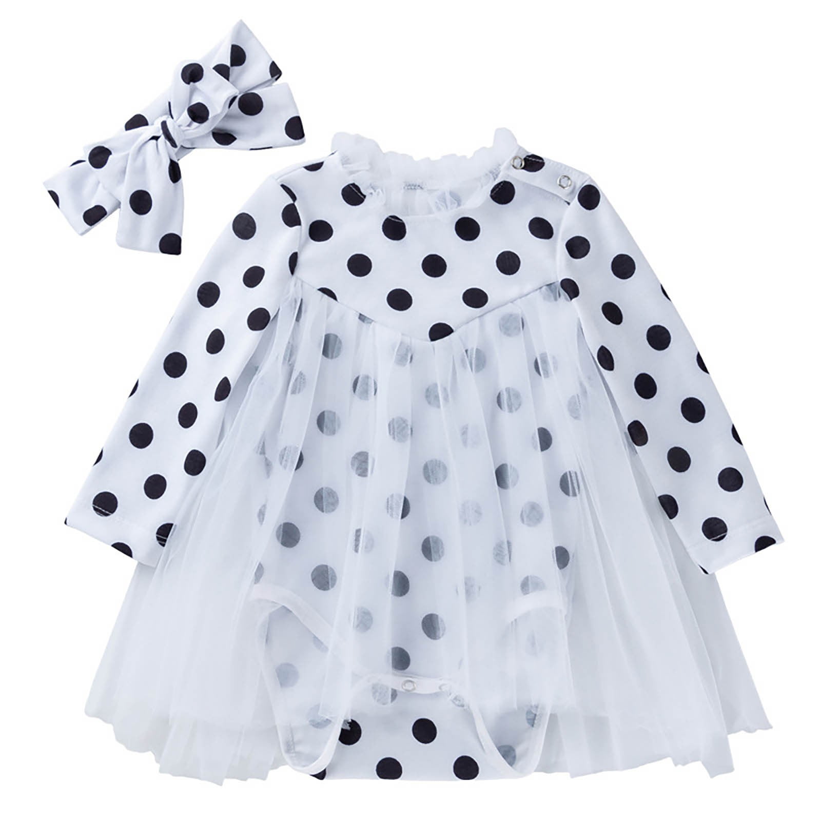 Big Kid Girl Clothing Baby Girl Clothes 6 9 Months Summer Girl Summer Dress Climbing Dress Skirt Polka Dot Print Crew Neck Long Girls