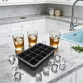 thumbnail image 6 of Square Ice Mold Tray With Lid, Silicone Ice Mold Tray, Whiskey Square Ice Mold, Stackable With Lid Ice Mold Tray, Easy To Release (1PC)., 6 of 6