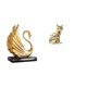 thumbnail image 1 of Figura Decorativa De Gato Cisne, Colección De Estatuas, Pieza De Arte Moderno, Escultura Animal Para Sala De Estar, Armario, Chimenea, Decoración Del Hogar., 1 of 8