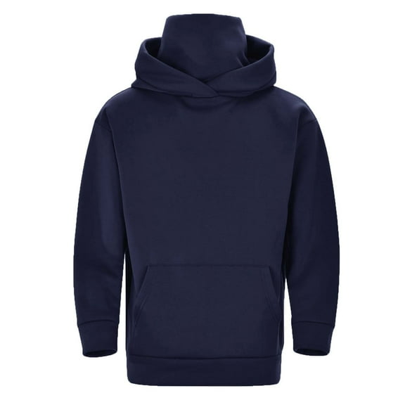 Atogsazn Hoodies for Men Casual Pullover Sweatshirts Long Sleeve Sweater Fall Clothes Tops Outerwear with Pocket 01-Navy M Fashion