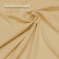 thumbnail image 4 of Twin Size Bed Sheets Set Gold, Luxury Bedding Sheets Set, 3-Piece Bed Set, Deep Pockets Fitted Sheet, 100% Soft Microfiber, Hypoallergenic, Cool & Breathable, by Clara Clark, 4 of 7