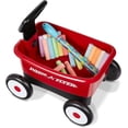 thumbnail image 4 of Radio Flyer My 1st Wagon 2-in-1 Walker & Pull Wagon with Bubbles and Chalk for Toddlers Ages 1-4, Red, 4 of 9