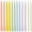 Pink, Yellow, Green, Blue, Purple, Ivory, variant on 10" Cream Spiral Taper Candy-Color Candles for Decor, Pack of 12, for Home Events & Dinners