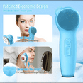 thumbnail image 3 of Facial cleaning brush, waterproof and rechargeable facial scrub brush, suitable for men and women, cleaning, exfoliating and massaging, electric facial cleaner, 3 of 9
