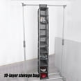 EUWBSSR 10 Pockets Hanging Shoe Organizer Hanging Shoe Shelves Over The