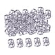thumbnail image 4 of 100 piezas de anillos con cuentas para rastas, accesorios para el cabello, anillos para trenzas, clips para mujeres Plata 8mmx9mm, 4 of 8