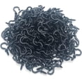 thumbnail image 5 of Minzimin 100 Pcs 1/2 Inch Screw-in Hooks Nickel Plated Metal Cup Hooks, Ceiling Hooks, 5 of 6