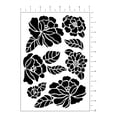 thumbnail image 3 of Fresh Cut Flower Plastic Stencils - 7" x 10" by Craft Smart - 16 designs, 3 of 4