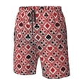 thumbnail image 4 of Balery Poker Traje de Baño Estilo Hawaiano para Hombre, Shorts de Secado Rápido con Bolsillos-3X-Large, 4 of 6