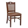 thumbnail image 1 of Peek a Boo Side Chair Moyen Chêne avec Assise Rembourrée (Lot de 2), 1 of 1