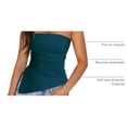 thumbnail image 4 of Top Bandeau PRETTYGARDEN para Mujer Azul Oscuro Verano Sin Tirantes XL, 4 of 7