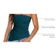 thumbnail image 4 of Top Bandeau PRETTYGARDEN para Mujer Azul Oscuro Verano Sin Tirantes XL, 4 of 7