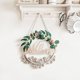 thumbnail image 3 of Nordic Style Woven Macrame Door Sign With Artificial Leaves Flower Wreath Hanging Garland Farmhouse Bohemian Front Porch Wall Window Decoration, 3 of 5