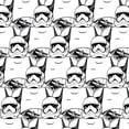 thumbnail image 3 of (2 pack) Eugene Textiles Premium Licensed Lucas Arts Storm Troopers 100% quilting Fat Quarter White & Black color Fabric, 3 of 5
