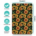 thumbnail image 5 of Sunflower Print Pet Feeding Mat, Durable Waterproof Absorbent Non-Slip Dog Food Mat Quick Dry, 5 of 7