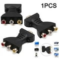 thumbnail image 2 of HDMI Male to 3 RCA Female Composite AV Video Audio Adapter Converter new, 2 of 5