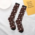 thumbnail image 5 of Balery Plaid Snowflakes Festive Printed Novelty Socks Men's Women's Crew Socks Sports Socks Knee High Socks Cotton Socks Quirky and Cool Socks, 5 of 9