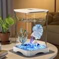thumbnail image 2 of Tanque Reproducción Peces Rium Pequeño Paisaje Pescado Betta Alta Transparencia para El Oficina en Casa Aqua, 2 of 9