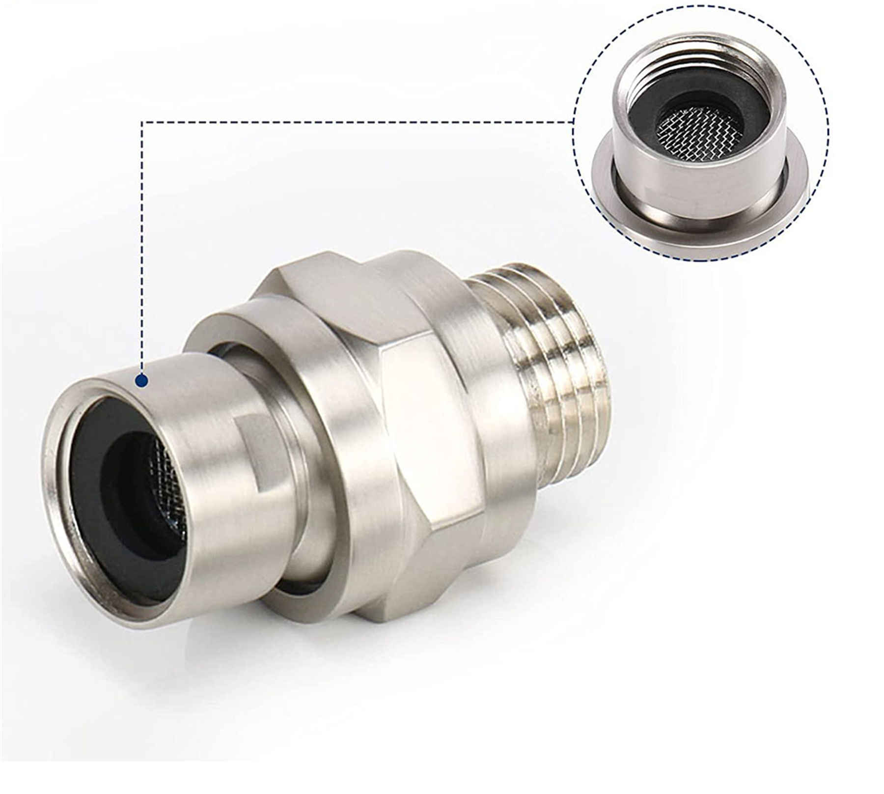 Shower Head Swivel Ball Adapter